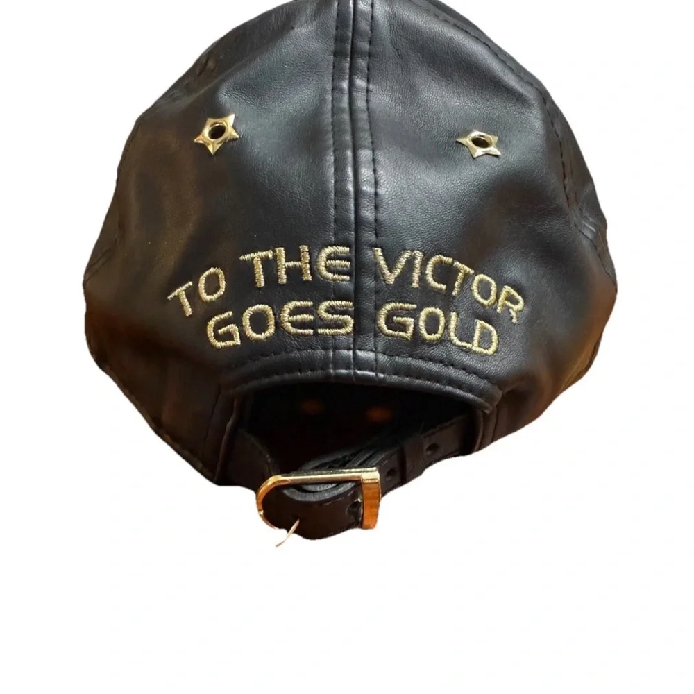 New Era USA Gold Olympics 9FIFTY Leather Hat “To The Victor Goes The Gold”